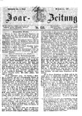 Isar-Zeitung (Bayerische Landbötin) Mittwoch 5. Juni 1861