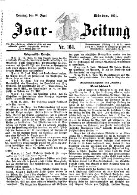 Isar-Zeitung (Bayerische Landbötin) Sonntag 16. Juni 1861