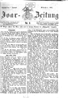 Isar-Zeitung (Bayerische Landbötin) Mittwoch 1. Januar 1862