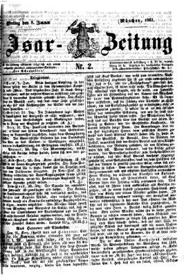 Isar-Zeitung (Bayerische Landbötin) Freitag 3. Januar 1862