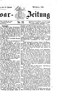 Isar-Zeitung (Bayerische Landbötin) Donnerstag 23. Januar 1862