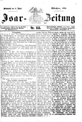 Isar-Zeitung (Bayerische Landbötin) Mittwoch 4. Juni 1862