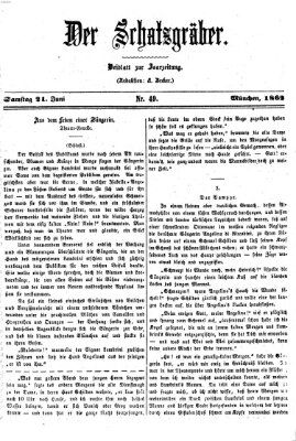 Der Schatzgräber (Bayerische Landbötin) Samstag 21. Juni 1862