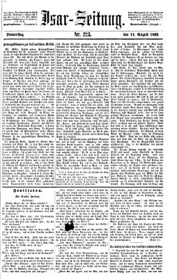 Isar-Zeitung (Bayerische Landbötin) Donnerstag 14. August 1862