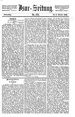 Isar-Zeitung (Bayerische Landbötin) Donnerstag 2. Oktober 1862