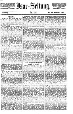 Isar-Zeitung (Bayerische Landbötin) Sonntag 23. November 1862