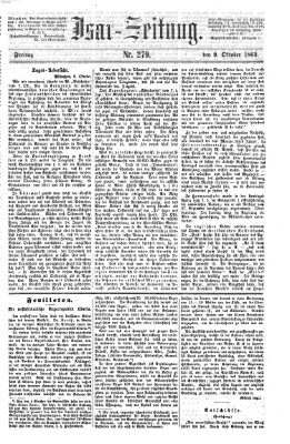 Isar-Zeitung (Bayerische Landbötin) Freitag 9. Oktober 1863