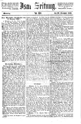 Isar-Zeitung (Bayerische Landbötin) Sonntag 20. Dezember 1863