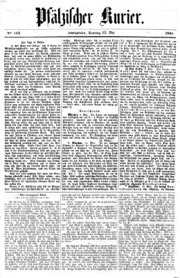 Pfälzischer Kurier Samstag 13. Mai 1865