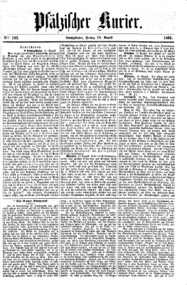 Pfälzischer Kurier Freitag 18. August 1865