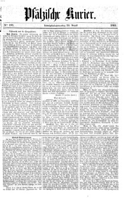 Pfälzischer Kurier Donnerstag 24. August 1865