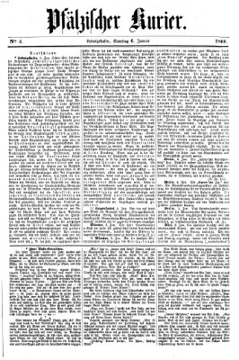 Pfälzischer Kurier Samstag 6. Januar 1866