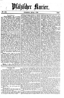 Pfälzischer Kurier Freitag 4. Mai 1866