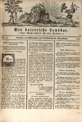 Der baierische Landbot Sonntag 28. Februar 1790