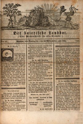 Der baierische Landbot Sonntag 11. Juli 1790