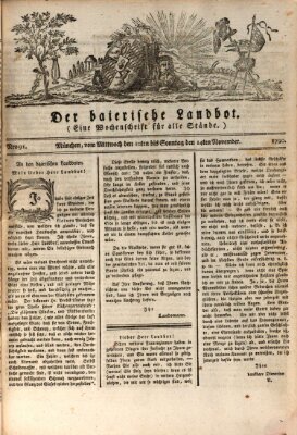 Der baierische Landbot Donnerstag 11. November 1790