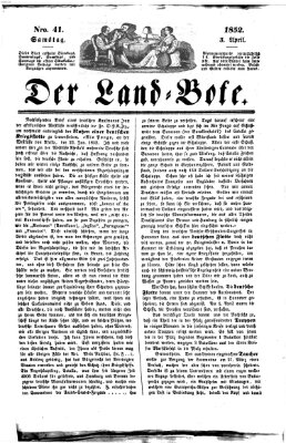 Westricher Zeitung Samstag 3. April 1852