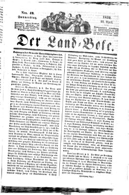 Westricher Zeitung Donnerstag 22. April 1852