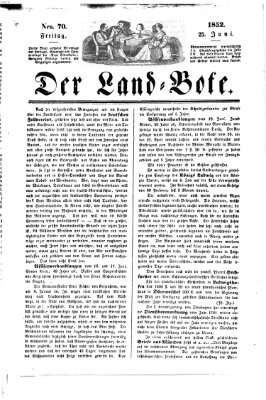 Westricher Zeitung Freitag 25. Juni 1852