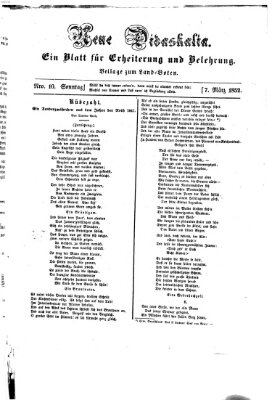 Westricher Zeitung Sonntag 7. März 1852