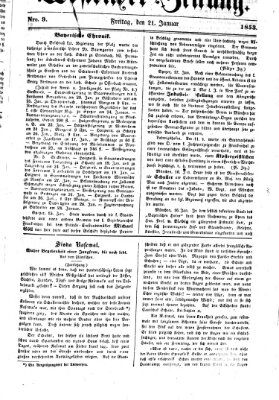 Westricher Zeitung Freitag 21. Januar 1853