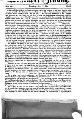 Westricher Zeitung Dienstag 17. Mai 1853