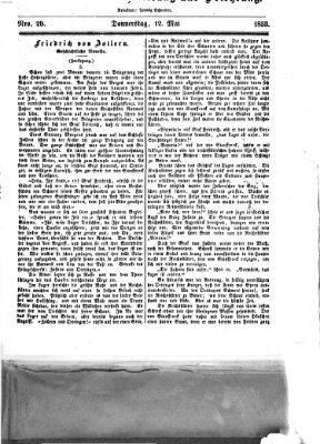 Westricher Zeitung Donnerstag 12. Mai 1853