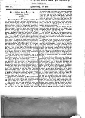 Westricher Zeitung Donnerstag 26. Mai 1853