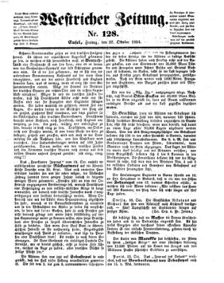 Westricher Zeitung Freitag 27. Oktober 1854