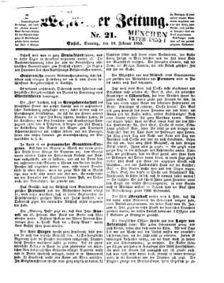 Westricher Zeitung Sonntag 18. Februar 1855