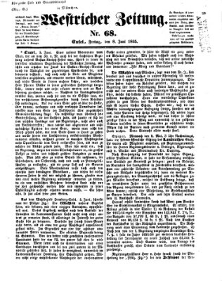 Westricher Zeitung Freitag 8. Juni 1855