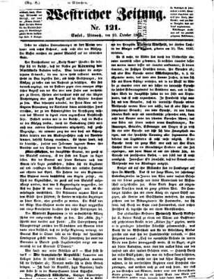 Westricher Zeitung Mittwoch 10. Oktober 1855