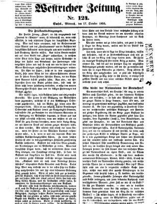 Westricher Zeitung Mittwoch 17. Oktober 1855