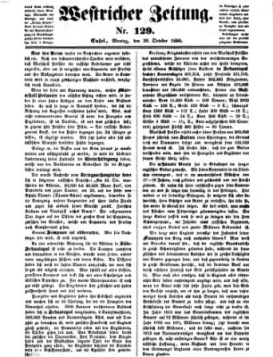 Westricher Zeitung Montag 29. Oktober 1855