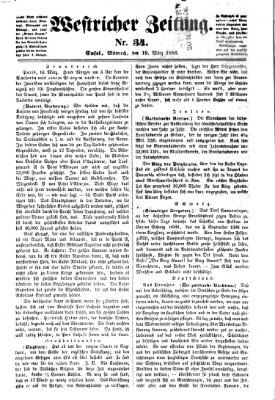 Westricher Zeitung Mittwoch 19. März 1856