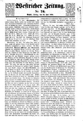 Westricher Zeitung Freitag 27. Juni 1856