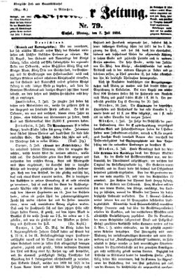 Westricher Zeitung Montag 7. Juli 1856