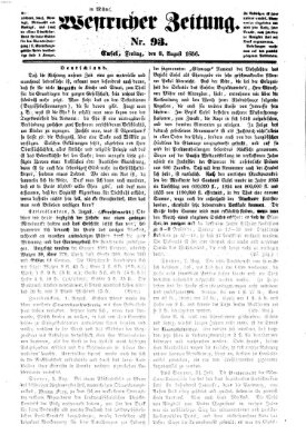 Westricher Zeitung Freitag 8. August 1856
