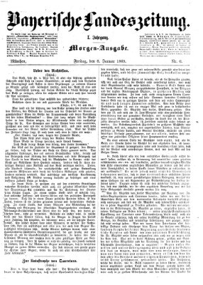 Bayerische Landeszeitung Freitag 8. Januar 1869