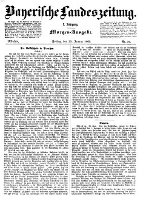 Bayerische Landeszeitung Freitag 29. Januar 1869