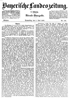 Bayerische Landeszeitung Donnerstag 3. Juni 1869