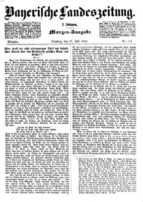 Bayerische Landeszeitung Dienstag 27. Juli 1869