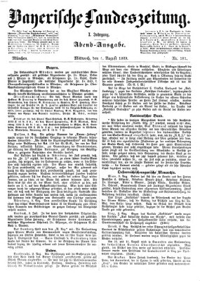 Bayerische Landeszeitung Mittwoch 4. August 1869