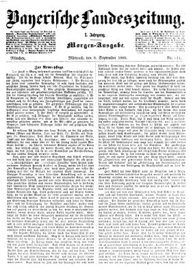 Bayerische Landeszeitung Mittwoch 8. September 1869