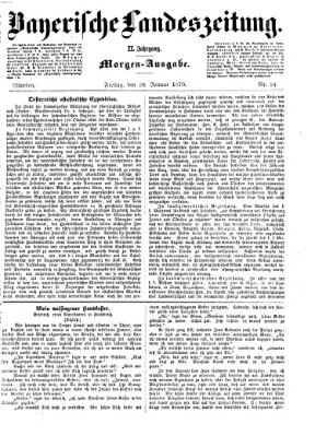 Bayerische Landeszeitung Freitag 28. Januar 1870