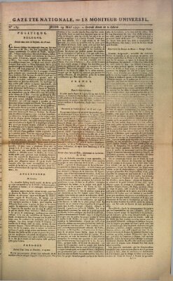 Gazette nationale, ou le moniteur universel (Le moniteur universel) Donnerstag 19. Mai 1791