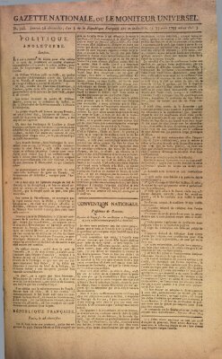 Gazette nationale, ou le moniteur universel (Le moniteur universel) Donnerstag 13. August 1795