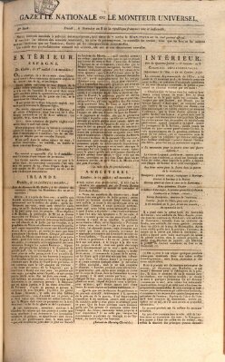 Gazette nationale, ou le moniteur universel (Le moniteur universel) Montag 21. Juli 1800