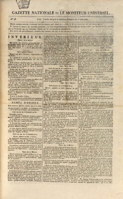 Gazette nationale, ou le moniteur universel (Le moniteur universel) Mittwoch 24. Dezember 1800