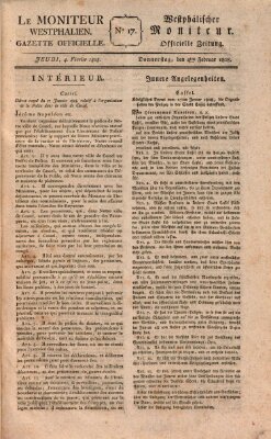Le Moniteur westphalien Donnerstag 4. Februar 1808